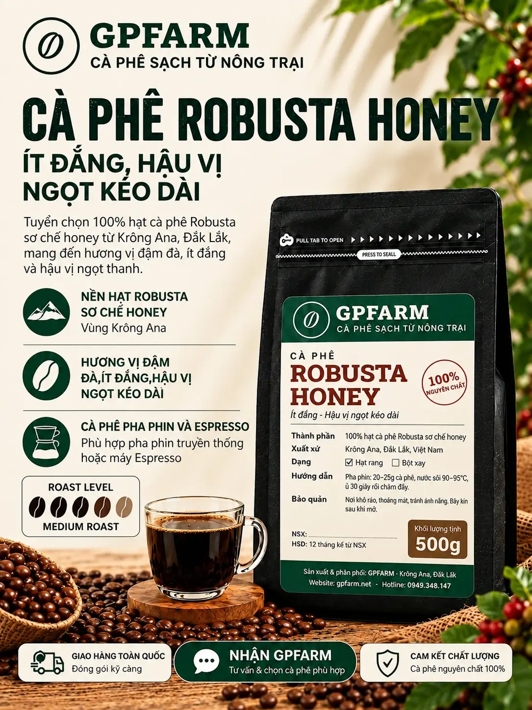 Cafe Robusta Honey