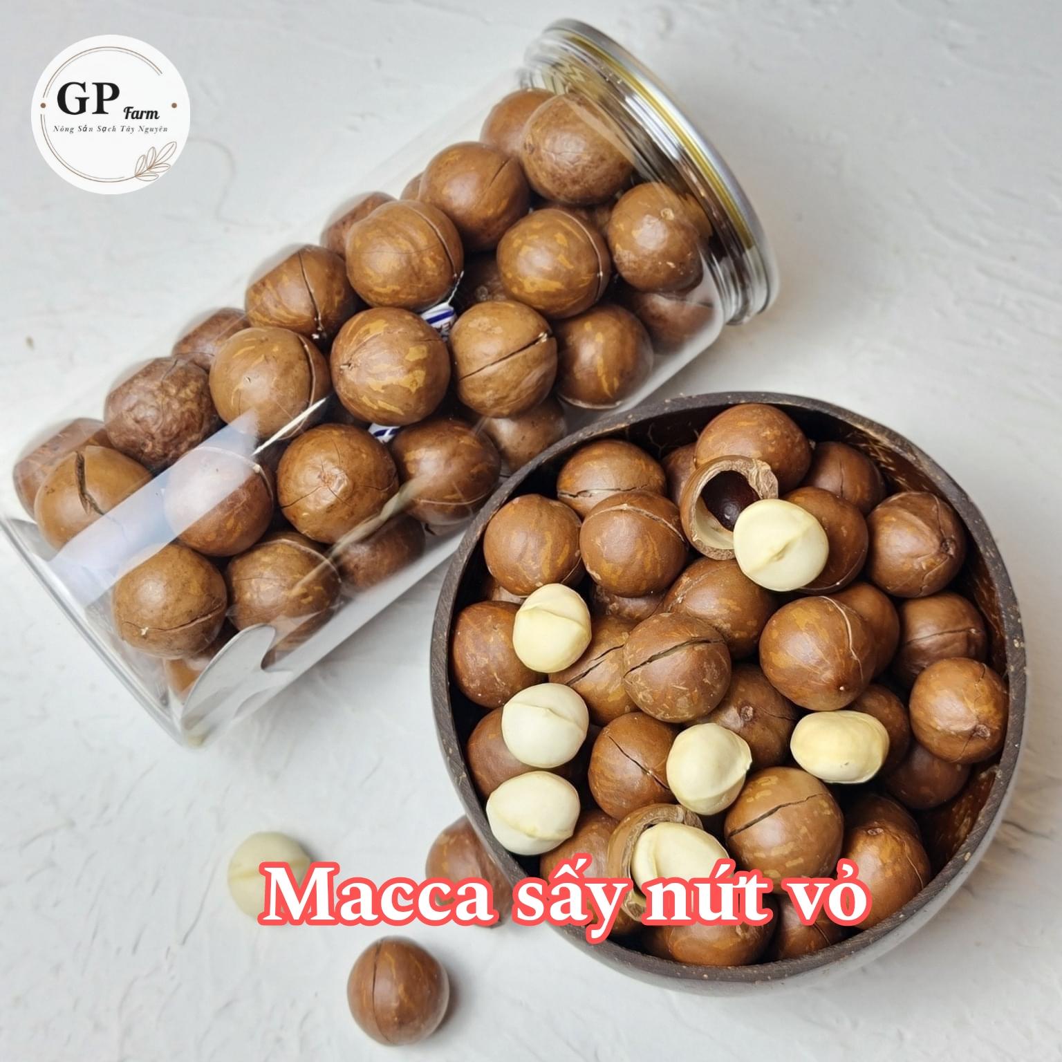 Macca Sấy Nứt Vỏ