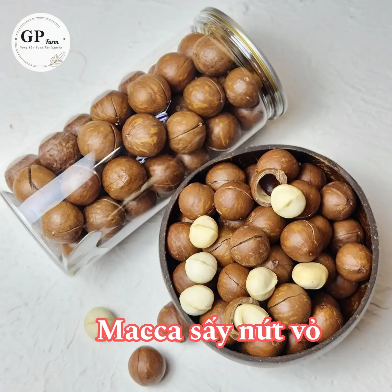 Macca Sấy Nứt Vỏ